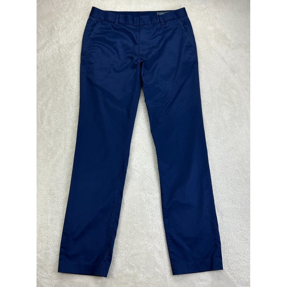 Bonobos Monday Chino Pants Mens 31x32 Navy Blue Athletic Fit Weekday Warrior